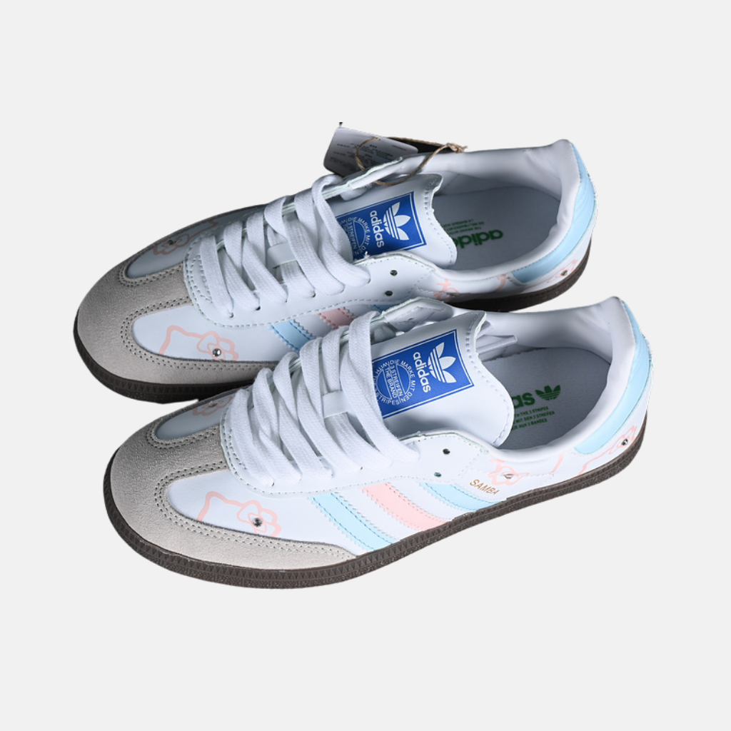 Samba OG White/Pink/Blue