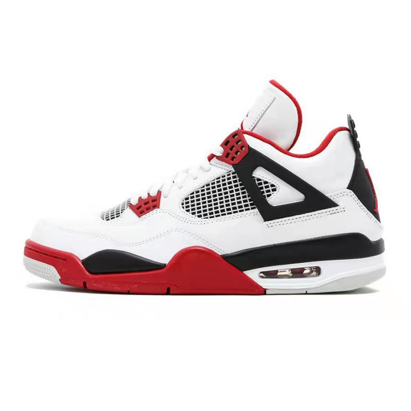 Nike Air Jordan 4 Retro Oxidized Shoes White Black Red