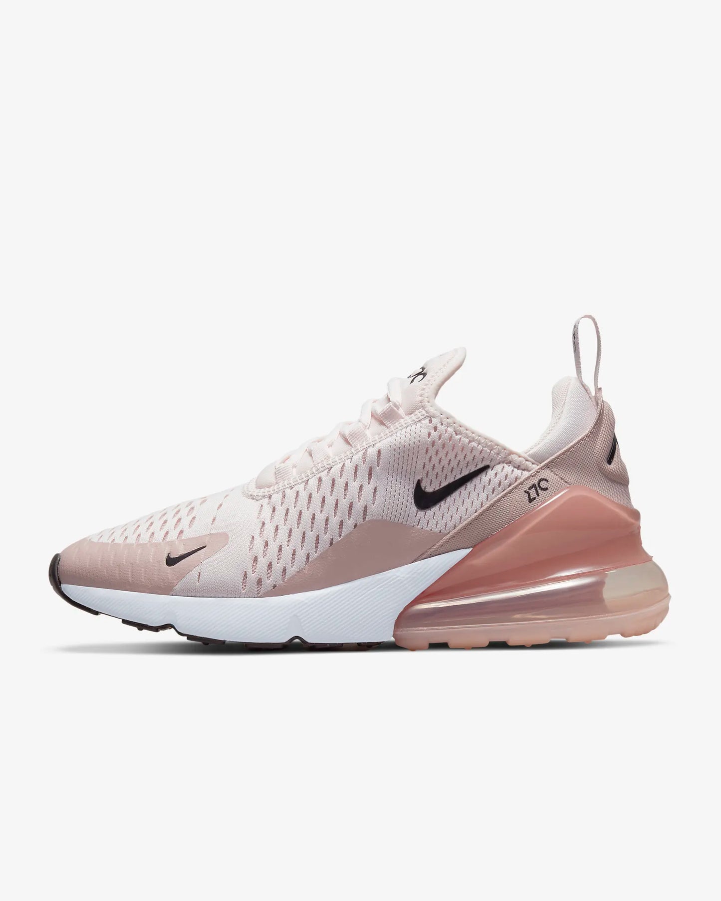Nike Women's Running Shoes Air Max 270 Light Soft Pink Pink Oxford Desert Berry Black